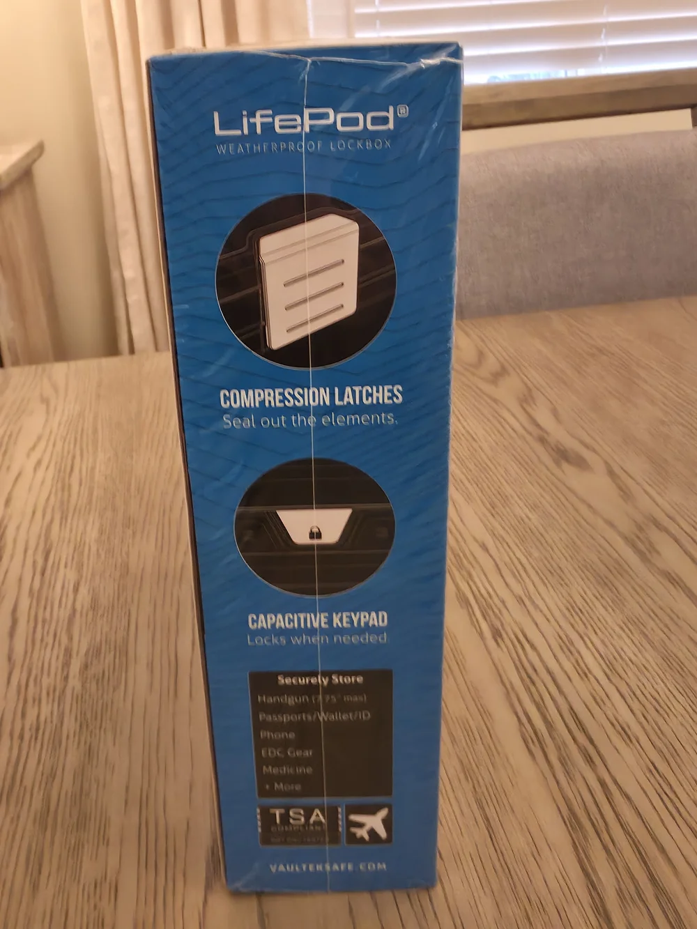 LifePod Weatherproof Lockbox - Black XLP10-BK New Sealed Protect Guns, Documents - Picture 13 of 13